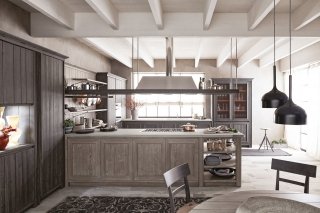 cucina con penisola Maestrale di Scandola cucina con penisola Maestrale di Scandola