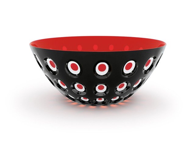 La ciotola Le Murrine di Guzzini si ispira alla tradizione del vetro muranese, ma è realizzata in materiale acrilico in tre colori sovrapposti; è interamente Made in Italy. É disponibile in quattro combinazioni di colori. Misura ø 25 x H 11 cm. Prezzo 29 euro. www.fratelliguzzini.it La ciotola Le Murrine di Guzzini si ispira alla tradizione del vetro muranese, ma è realizzata in materiale acrilico in tre colori sovrapposti; è interamente Made in Italy. É disponibile in quattro combinazioni di colori. Misura ø 25 x H 11 cm. Prezzo 29 euro. www.fratelliguzzini.it