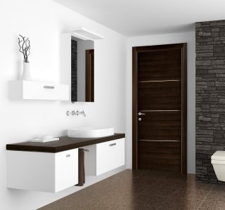 porta Crono 3 di MPM Porte in finitura wengè porta Crono 3 di MPM Porte in finitura wengè