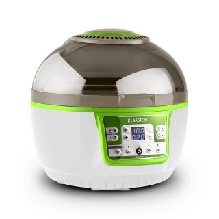 VitAir Fryer di Klarstein è una friggitrice ad aria calda che garantisce una sana cottura di carne, pesce e verdure tramite elementi riscaldanti alogeni a raggi infrarossi. Ha potenza di 1.400 watt, capienza di 9 litri e la temperatura e i tempi di cottura possono essere impostati manualmente, dai 50° ai 230°C e fino ad un massimo di un'ora. Prezzo 114,90 euro. www.electronic-star.it VitAir Fryer di Klarstein è una friggitrice ad aria calda che garantisce una sana cottura di carne, pesce e verdure tramite elementi riscaldanti alogeni a raggi infrarossi. Ha potenza di 1.400 watt, capienza di 9 litri e la temperatura e i tempi di cottura possono essere impostati manualmente, dai 50° ai 230°C e fino ad un massimo di un'ora. Prezzo 114,90 euro. www.electronic-star.it