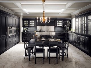 cucina laccata nero opaco Baltimora di Scavolini cucina laccata nero opaco Baltimora di Scavolini