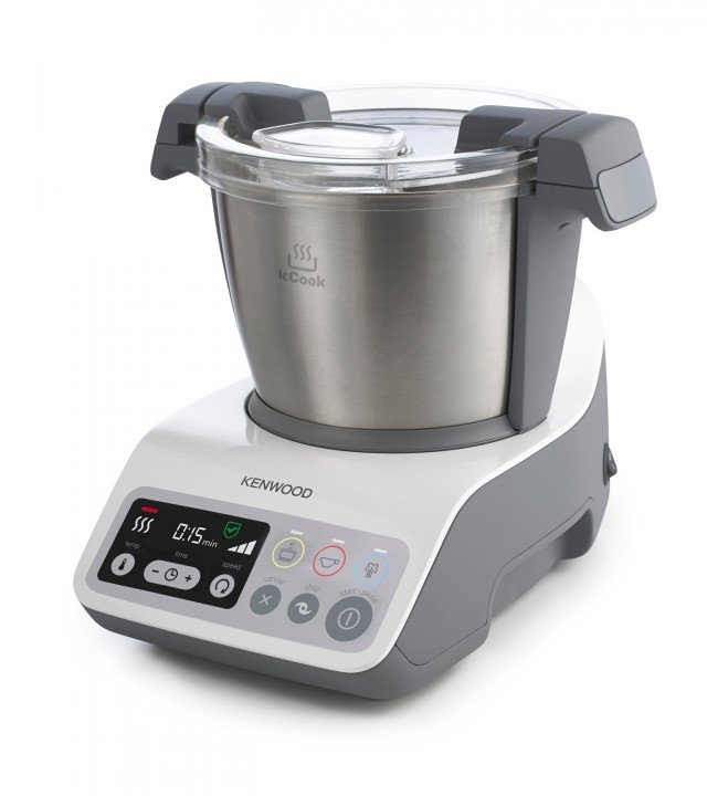 Con kCook di Kenwood, dotato di motore da 800 watt quando viene utilizzato in fase di cottura e da 500 watt a freddo, puoi cuocere a vapore. Ha 3 livelli di temperatura, da 65° a 100°, per riscaldare, cuocere e cuocere al vapore e 3 velocità di mescolamento, una per mescolare costantemente e due con tempi di intermittenza diversi, per rimestare e smuovere gli ingredienti. Prezzo 400 euro. www.kenwoodworld.com Con kCook di Kenwood, dotato di motore da 800 watt quando viene utilizzato in fase di cottura e da 500 watt a freddo, puoi cuocere a vapore. Ha 3 livelli di temperatura, da 65° a 100°, per riscaldare, cuocere e cuocere al vapore e 3 velocità di mescolamento, una per mescolare costantemente e due con tempi di intermittenza diversi, per rimestare e smuovere gli ingredienti. Prezzo 400 euro. www.kenwoodworld.com