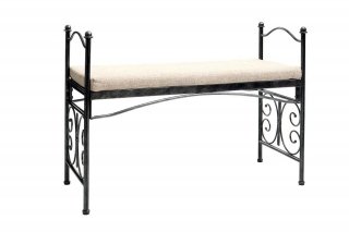 Vittoria in vendita su Miliboo è interamente realizzata in metallo color nero con un’elegante stile rétro; la seduta è rivestita in tessuto chiaro. Ha due anni di garanzia. Misura L 92 x P 38 x H 65 cm. Prezzo 108,90 euro. www.miliboo.it Vittoria in vendita su Miliboo è interamente realizzata in metallo color nero con un’elegante stile rétro; la seduta è rivestita in tessuto chiaro. Ha due anni di garanzia. Misura L 92 x P 38 x H 65 cm. Prezzo 108,90 euro. www.miliboo.it