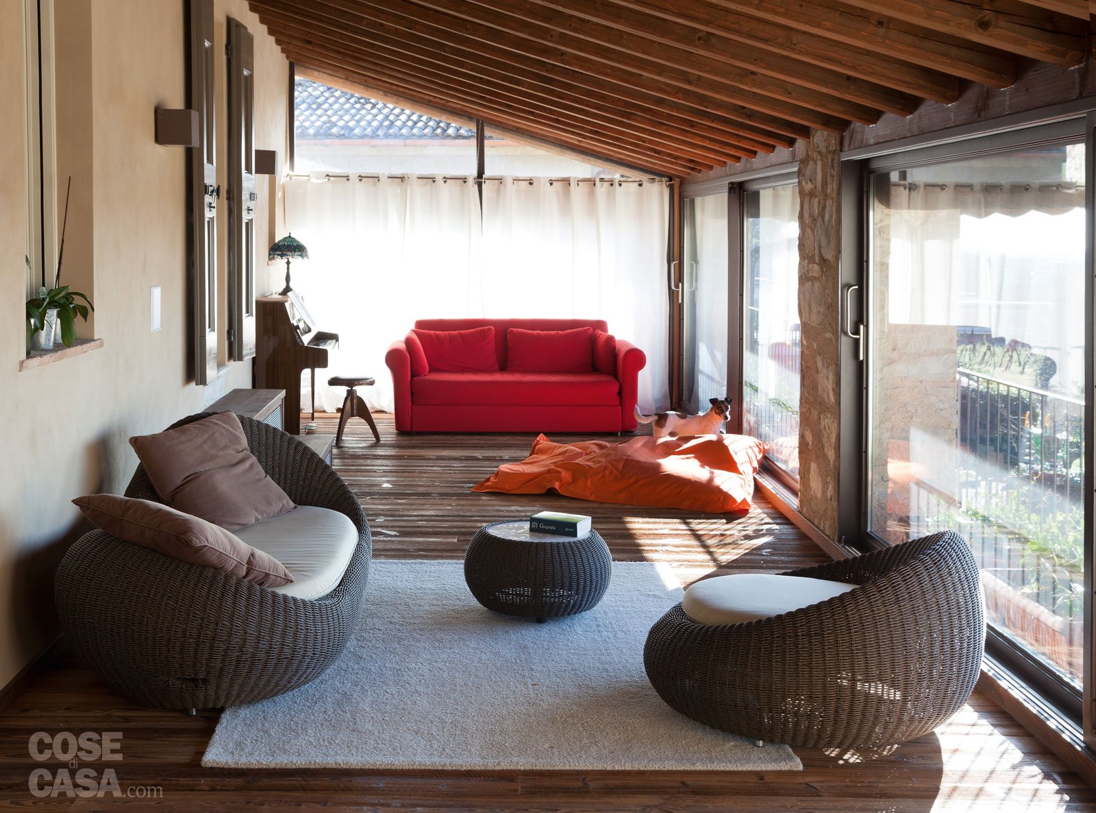 Una casa con ambienti moderni a sfondo rustico cose di casa Ambienti moderni