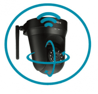 funzione Pan/Tilt controllare da remoto il Monitor 360 ruotando l'inquadratura a piacimento funzione Pan/Tilt controllare da remoto il Monitor 360 ruotando l'inquadratura a piacimento