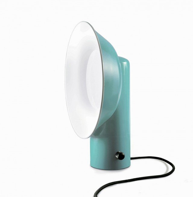 lampada Reverb di Zava retrò in metallo e alluminio lampada Reverb di Zava retrò in metallo e alluminio
