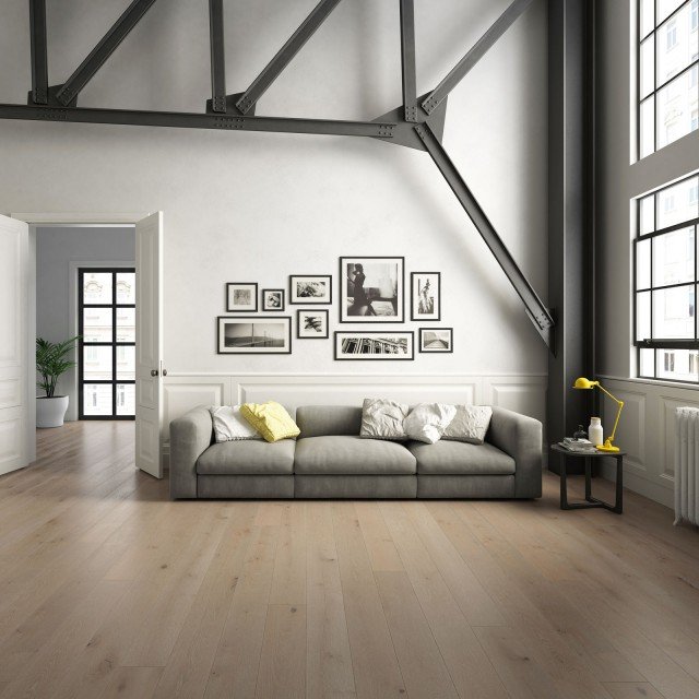 Il parquet a tre strati Louis Coll. One di Alpen Parkett è in rovere con superficie spazzolata e rifinita a olio-cera colorata. www.woodco.it Il parquet a tre strati Louis Coll. One di Alpen Parkett è in rovere con superficie spazzolata e rifinita a olio-cera colorata. www.woodco.it