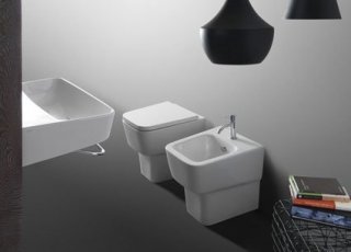 sanitari trapezoidali Degradé di Simas in ceramica bianca xs sanitari trapezoidali Degradé di Simas in ceramica bianca xs