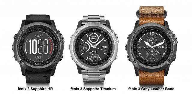 GARMIN sportwatch Fenix3 Sapphire GARMIN sportwatch Fenix3 Sapphire