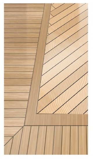 Fascia e bindello. La zona perimetrale è formata da elementi posati con una geometria diversa rispetto a quella predominante al centro della stanza (tappeto). Altri listelli  fanno da raccordo (bindello). Questi possono essere anche in materiali diversi dal legno. Fascia e bindello. La zona perimetrale è formata da elementi posati con una geometria diversa rispetto a quella predominante al centro della stanza (tappeto). Altri listelli  fanno da raccordo (bindello). Questi possono essere anche in materiali diversi dal legno.