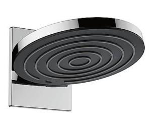 L’attacco a parete permette
di orientare l’inclinazione
di Pulsify S 260 di Hansgrohe
(www.hansgrohe.it), che ha ugelli
in silicone a cerchi. Due i getti: PowderRain delicato, e Intense.
Ha portata max di 11,3 litri/minuto,
Ø di 26 cm. Cromato, laccato bianco o nero, costa da 547,60 euro + Iva. L’attacco a parete permette
di orientare l’inclinazione
di Pulsify S 260 di Hansgrohe
(www.hansgrohe.it), che ha ugelli
in silicone a cerchi. Due i getti: PowderRain delicato, e Intense.
Ha portata max di 11,3 litri/minuto,
Ø di 26 cm. Cromato, laccato bianco o nero, costa da 547,60 euro + Iva.