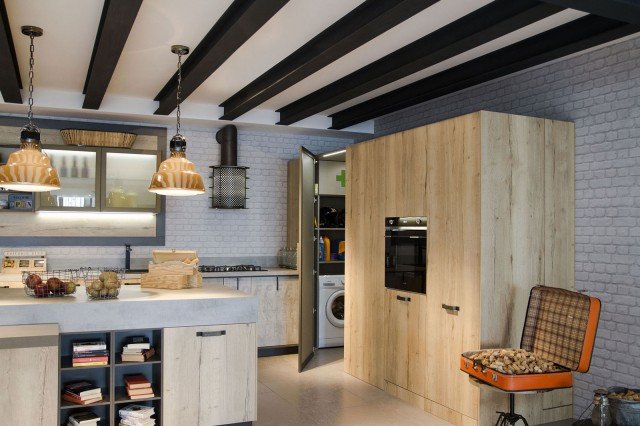 cucina con isola centrale Loft di Snaidero cucina con isola centrale Loft di Snaidero
