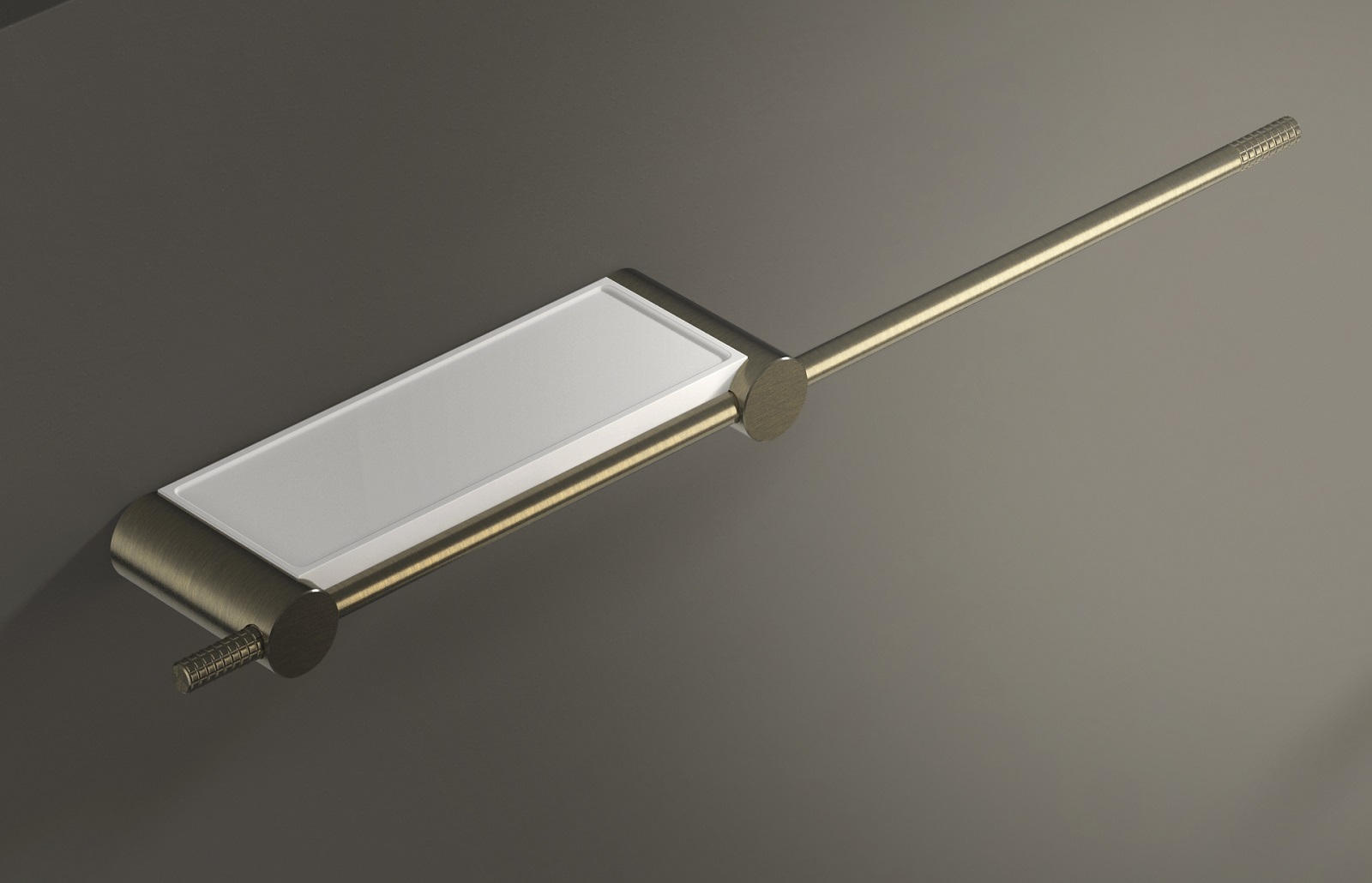 La mensola della serie Lady di Progetto Group ha un design geometrico e rigoroso arricchito da un elemento estetico con finitura texturizzata 3D. Misura L 48 x P 7,5 x H 3 cm. Prezzo su richiesta. www.progetto-group.com La mensola della serie Lady di Progetto Group ha un design geometrico e rigoroso arricchito da un elemento estetico con finitura texturizzata 3D. Misura L 48 x P 7,5 x H 3 cm. Prezzo su richiesta. www.progetto-group.com