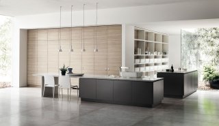 cucina grigia Ki di Scavolini cucina grigia Ki di Scavolini