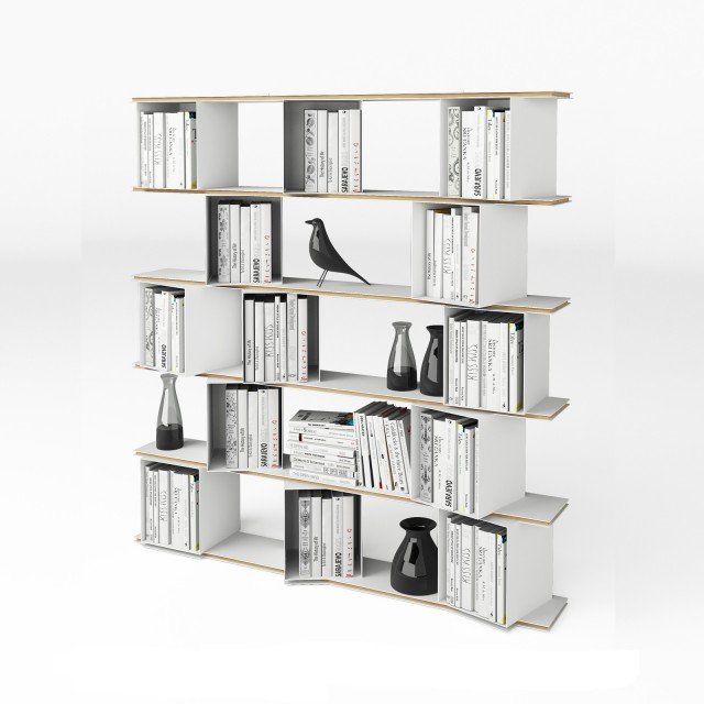 Cellar di Domitalia è la nuova libreria modulare formata da piani in lamiera di acciaio laccato bianco aggregabili tra loro e distanziati da pannelli in legno bianco. É possibile comporre configurazioni differenti per rispondere alle diverse esigenze. Misura L 180 x H 200 cm. www.domitalia.it Cellar di Domitalia è la nuova libreria modulare formata da piani in lamiera di acciaio laccato bianco aggregabili tra loro e distanziati da pannelli in legno bianco. É possibile comporre configurazioni differenti per rispondere alle diverse esigenze. Misura L 180 x H 200 cm. www.domitalia.it