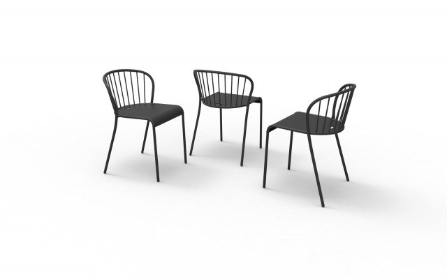 7. Cannet di Atipico è la nuova sedia con una linea elegante che si rifà allo stile Art Nouveau; la struttura è realizzata interamente in tondino di acciaio verniciato a polveri epossidiche in tre varianti di colore. É impilabile e può essere utilizzata anche all'esterno. www.atipiconline.it 7. Cannet di Atipico è la nuova sedia con una linea elegante che si rifà allo stile Art Nouveau; la struttura è realizzata interamente in tondino di acciaio verniciato a polveri epossidiche in tre varianti di colore. É impilabile e può essere utilizzata anche all'esterno. www.atipiconline.it