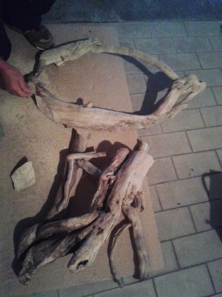 bois flotté per cornice di specchio bois flotté per cornice di specchio