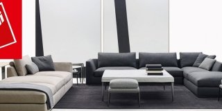 I nuovi divani al Salone del Mobile 2016 sofisticati e visivamente leggeri
