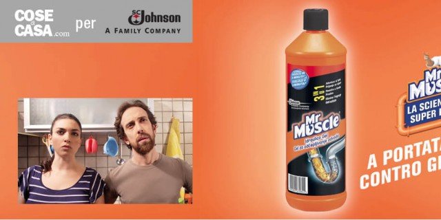 Problemi con lo scarico? mr muscle idraulico gel li risolve ... Mr muscolo wc