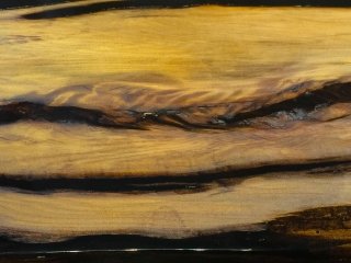 Il dettaglio delle venature e delle parti in resina Il dettaglio delle venature e delle parti in resina