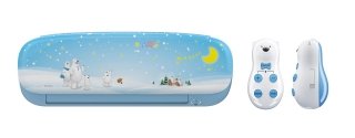 Grazie alla forma e ai colori, sia lo split e il relativo telecomando della collezione Kid Star di Midea sono adatti per rinfrescare le camerette dei bambini. È dotato di un sensore termico di presenza che, nel caso il bambino dovesse scoprirsi durante la notte, interviene regolando automaticamente la temperatura, l’angolazione del flusso dell’aria e diminuendo la velocità di ventilazione. E’ disponibile nei tagli 2,7 e 3,5 kW. L’unità interna misura L 90 x P 19 x H 31 cm. Da 2,7 kW, prezzo 1.736 www.comfee.eu Grazie alla forma e ai colori, sia lo split e il relativo telecomando della collezione Kid Star di Midea sono adatti per rinfrescare le camerette dei bambini. È dotato di un sensore termico di presenza che, nel caso il bambino dovesse scoprirsi durante la notte, interviene regolando automaticamente la temperatura, l’angolazione del flusso dell’aria e diminuendo la velocità di ventilazione. E’ disponibile nei tagli 2,7 e 3,5 kW. L’unità interna misura L 90 x P 19 x H 31 cm. Da 2,7 kW, prezzo 1.736 www.comfee.eu