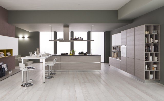cucina aperta sul living Mango di Arrex cucina aperta sul living Mango di Arrex