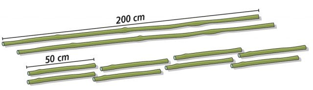 costruire struttura bambù per rampicante graticcio costruire struttura bambù per rampicante graticcio