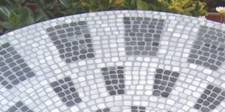 Tavolino effetto mosaico