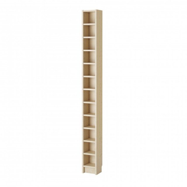 È in impiallacciato di betulla lo scaffale Gnedby di Ikea da fissare alla parete con l’accessorio di fissaggio incluso. Misura 20 x P 17 x H 202 cm. Prezzo 34,90 euro. www.ikea.com/it È in impiallacciato di betulla lo scaffale Gnedby di Ikea da fissare alla parete con l’accessorio di fissaggio incluso. Misura 20 x P 17 x H 202 cm. Prezzo 34,90 euro. www.ikea.com/it