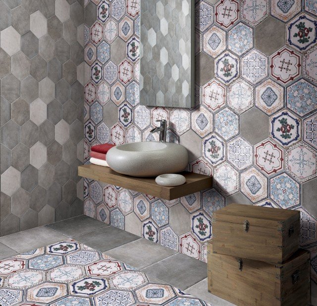 pavimento bagno collezione New Orleans di Ceramica Cir in gres porcellanato pavimento bagno collezione New Orleans di Ceramica Cir in gres porcellanato