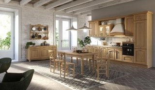 cucina Trevi di Aran Cucine nelle versioni castagno naturale, tinte noce, bianco e titanio e con finitura in laccato bianco lucido cucina Trevi di Aran Cucine nelle versioni castagno naturale, tinte noce, bianco e titanio e con finitura in laccato bianco lucido