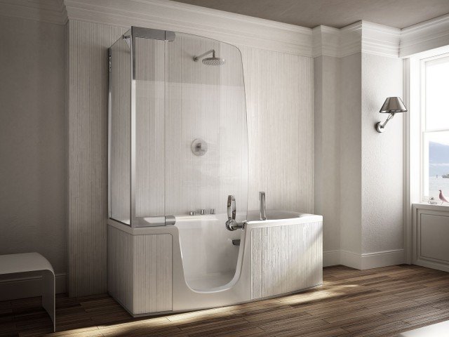 Combinato 385 a tre pannelli di Teuco con design Lenci Design Combinato 385 a tre pannelli di Teuco con design Lenci Design