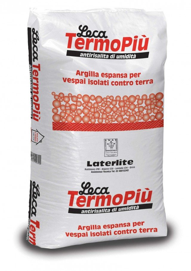 Argilla espansa per vespai aerati Leca TermoPiù di Leca Argilla espansa per vespai aerati Leca TermoPiù di Leca