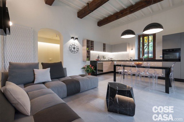 salotto pranzo e cucina del loft salotto pranzo e cucina del loft