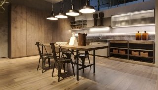 cucina in legno stile industrial K-Lab di Ernestomeda cucina in legno stile industrial K-Lab di Ernestomeda