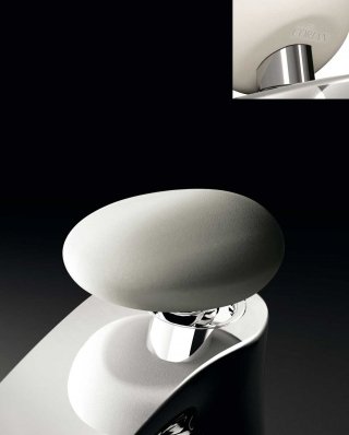 maniglia a forma di sasso del rubinetto al piano Synergy Stone 95 per lavabo maniglia a forma di sasso del rubinetto al piano Synergy Stone 95 per lavabo