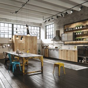 Cucine in stile industriale, materiche e vissute cose di casa Cucine per loft