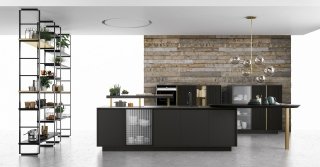 cucina aperta sul soggiorno e isola SoHo di Doimocucine cucina aperta sul soggiorno e isola SoHo di Doimocucine