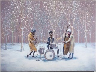 Bazan, LA NEVE DO'ORO, 2014 OLIO SU TELA 150x200, LGT Bazan, LA NEVE DO'ORO, 2014 OLIO SU TELA 150x200, LGT