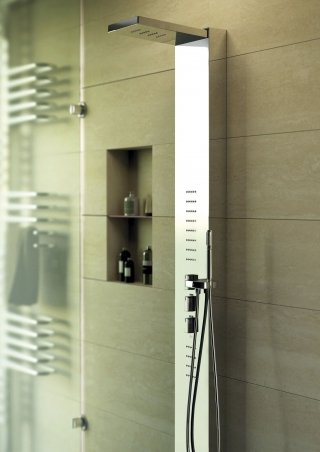 colonna totem Magnum di Ideal Standard in alluminio cromato colonna totem Magnum di Ideal Standard in alluminio cromato