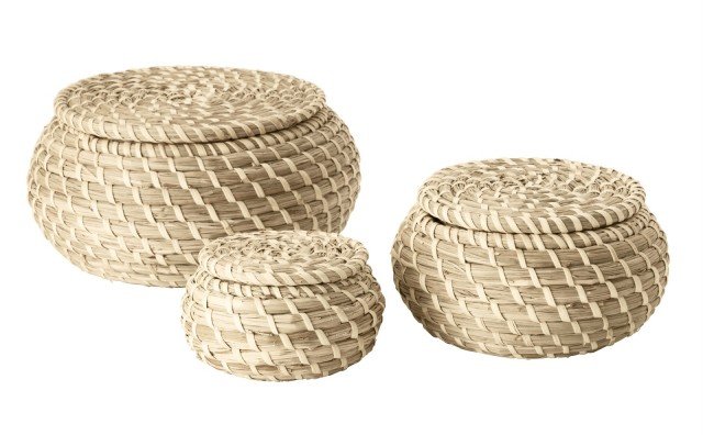 cestini fatti a mano set Fryken di Ikea Italia Retail cestini fatti a mano set Fryken di Ikea Italia Retail