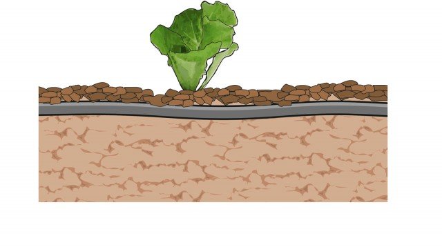 irrigazione con tubi forati irrigazione con tubi forati