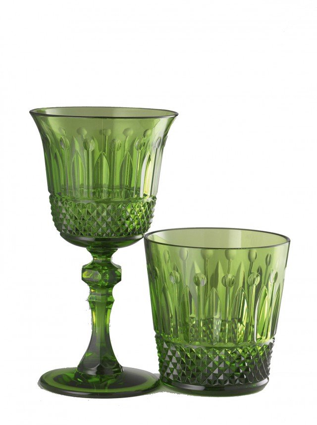 calice e bicchiere in cristallo sintetico collezione Saint Germain di Mario Luca Giusti calice e bicchiere in cristallo sintetico collezione Saint Germain di Mario Luca Giusti