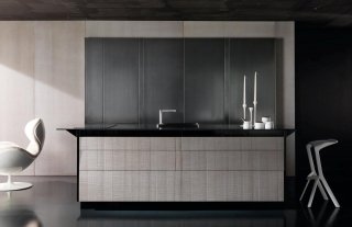 cucina con ante prive di gole e maniglie Invisibile di Toncelli cucina con ante prive di gole e maniglie Invisibile di Toncelli