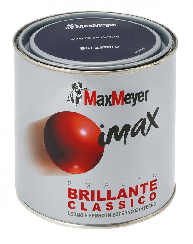 Pronto all'uso, lo smalto Imax di Max Meyer con finitura brillante è adatto per legno; una latta da 0,5 l costa 15,90 euro. Pronto all'uso, lo smalto Imax di Max Meyer con finitura brillante è adatto per legno; una latta da 0,5 l costa 15,90 euro.