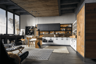 cucina con Boiserie lab 40 di marchi cucine cucina con Boiserie lab 40 di marchi cucine