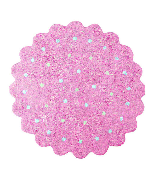 Si lava in lavatrice il tappeto Galletita Rosa di Lorena Canals con diametro 140 cm. È fatto a mano ed è  disponibile in più tinte.
€ 152