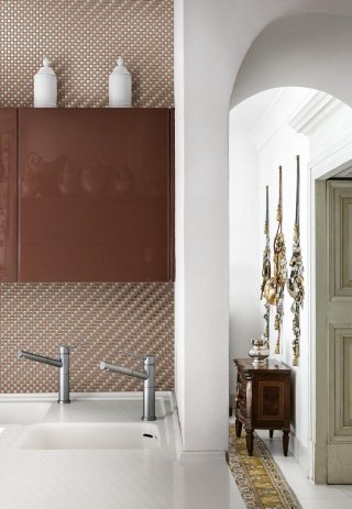 Mosaico Appiani, texture cucina, Cersaie 2016 Mosaico Appiani, texture cucina, Cersaie 2016