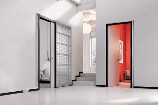 sistema integrato per porte scorrevoli a scomparsa e porte battenti filomuro ECLISSE Shodō sistema integrato per porte scorrevoli a scomparsa e porte battenti filomuro ECLISSE Shodō