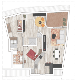 progetto planimetria cucina irregolare progetto planimetria cucina irregolare